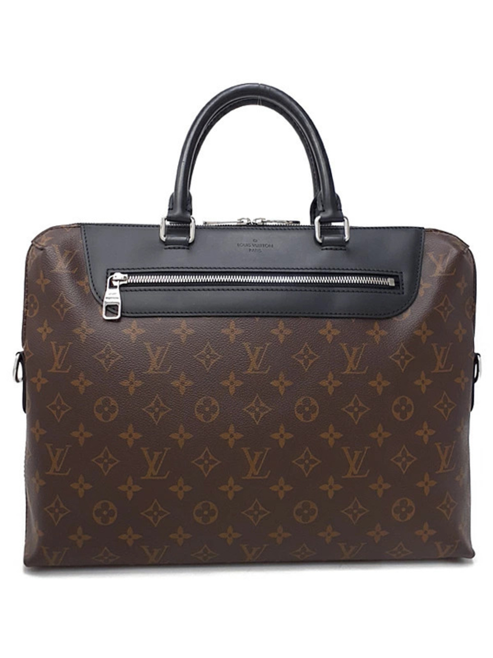 Louis Vuitton Monogram Macassar Brown PDJ Port Jour NM Business Bag